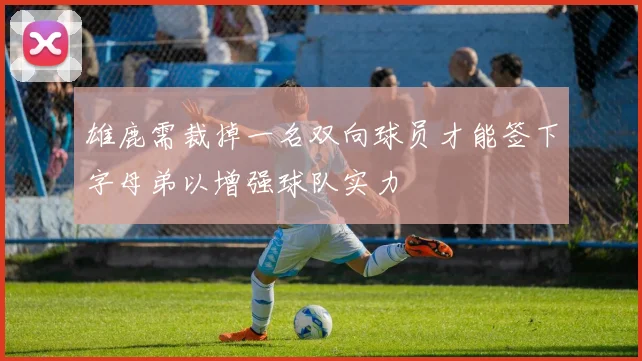 雄鹿需裁掉一名双向球员才能签下字母弟以增强球队实力
